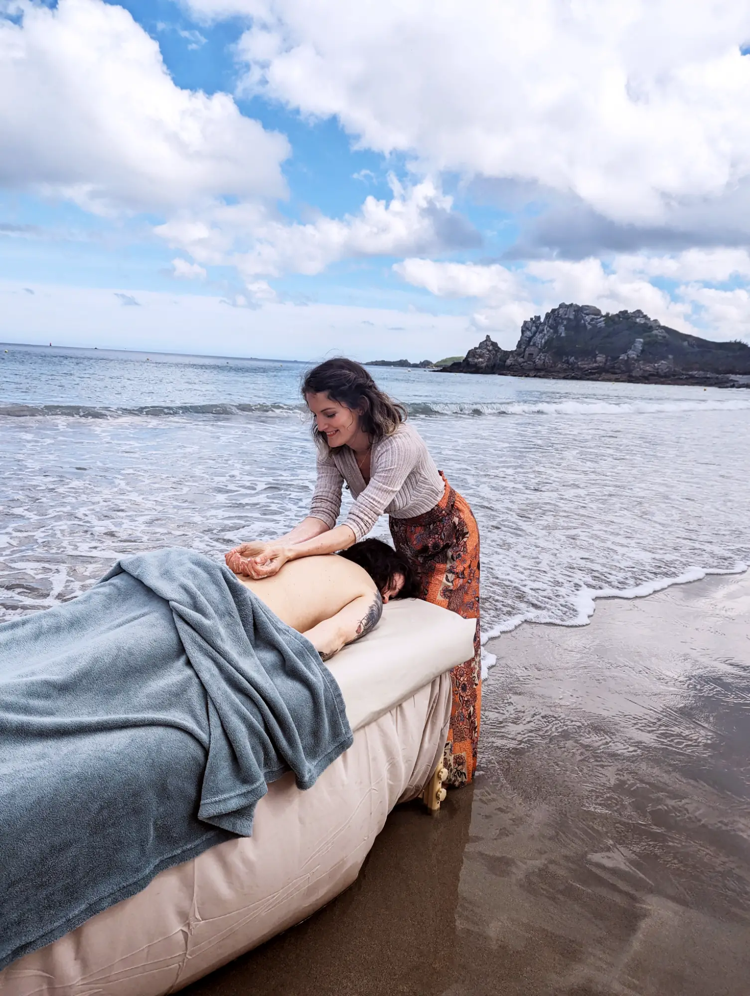 massage à la plage